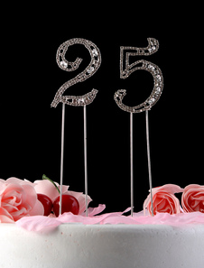 Cake Topper avec nombre de strass