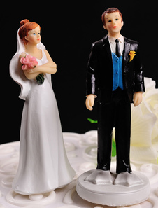 Wedding Cake Topper avec Couple Design
