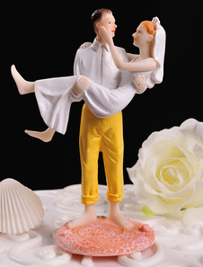 Wedding Cake Topper avec Couple Design