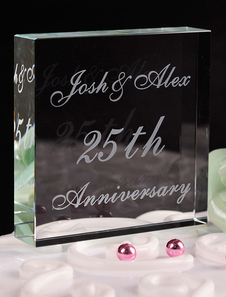 Topper personnalisé Crystal gâteau d'anniversaire