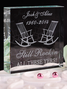 Personnalisé Crystal Cake Topper