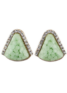 Goujon en résine triangulaire avec strass