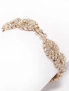 Bracelet de mariée avec strass