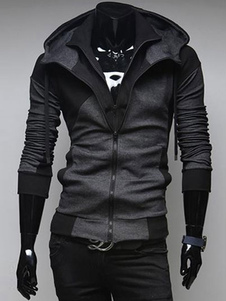 Sweat à capuche slim de faux deux-pièces