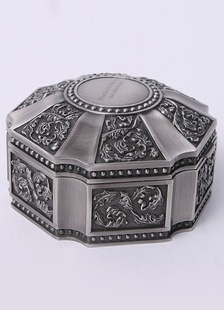 Boîte à bijoux métallique personnalisée