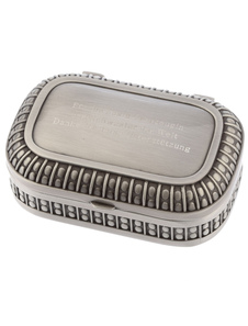 Boîte à bijoux métallique personnalisée