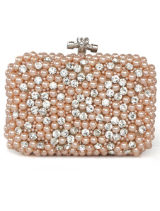 Sac de soirée perlé avec strass