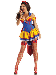 Toussaint Cosplay Costume de princesse coloré en polyester