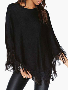 Blazer Cape en noir