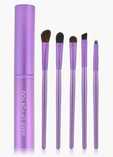 Pinceaux de maquillage violets 5 pièces