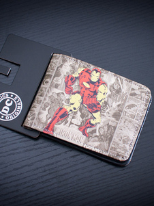 Portefeuille doublé multicolore Iron Man