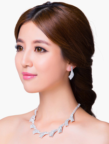 Ensemble de bijoux de rhinestone