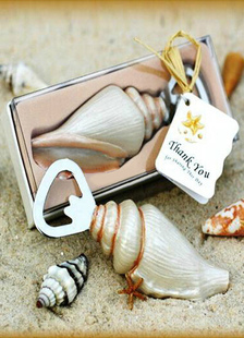 Décapsuleur de mariage en forme d'escargot de mer