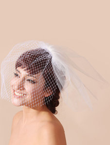 Voile à joues 2 couches en voile de tulle