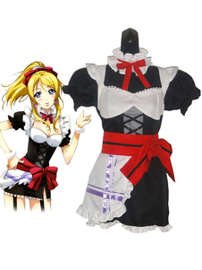Love Live ! LoveLive Ayase Eli Maid Toussaint Cosplay Costume