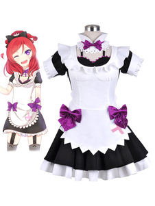 Love Live ! Nishikino Maki Maid Toussaint Cosplay Costume