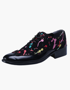 Chaussures homme en PU à bout pointu coloré