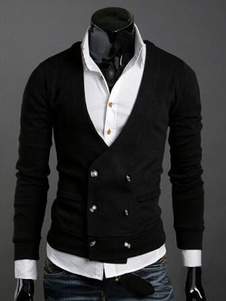 Veste slim en coton unicolore