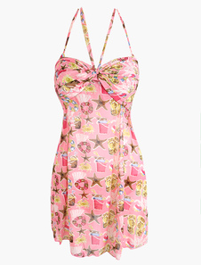 Bonbon Halter Bikini avec couvercle en place