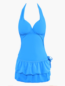 Lycra Spandex sans fil une pièce maillots de bain