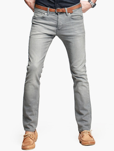 Jean slim en denim gris