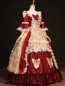 Rococo fantastique volants rouge Rococo Lolita Robe