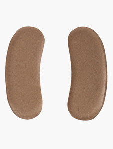 Semelle intérieure marronne de talon