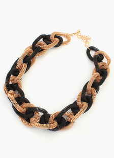 Collier sequins punk fermoir homard