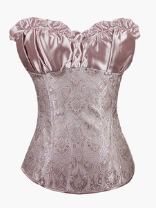 Bustier couleur crevettes lycra volants