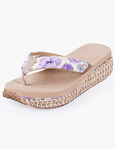 Tongs sandales plage talons compensés Tongs casual