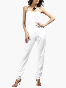 Combinaison féminine unicolore poches Vacances