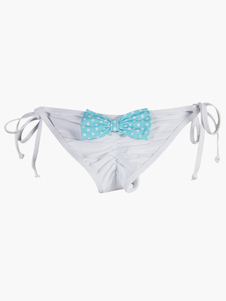 Bikini maillot de bain sexy pois plissé pour femme