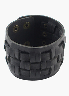 Bracelet croissement fascinant faux cuir