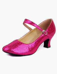 Chaussures de danse latine tissu de paillettes