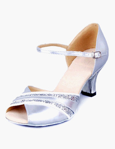 Chaussures de danse latine talons bobines