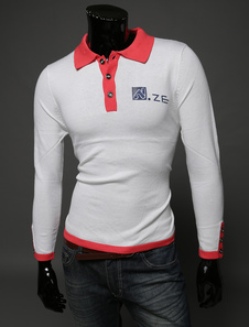 Pull homme 100% coton col revers