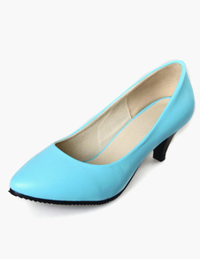 Escarpins talons cônes mocassin