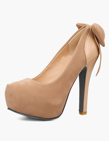 Escarpins plateforme talons aigus fait main