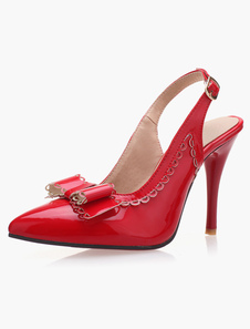 Escarpins à bout pointu courroie ajustable