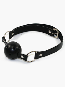 Toussaint Cosplay Sexe bouche Plug de l'homme en cuir PU