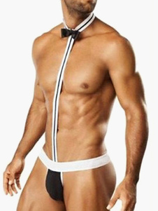 Toussaint Cosplay Costume de maid sexy noir