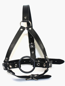 Toussaint Cosplay harnais sexe bouche Plug de l'homme en cuir d'unité centrale