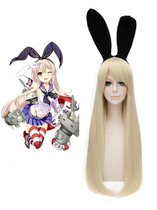 Carnevale Kantai Collection Shimakaze Cosplay Parrucca (Il copri