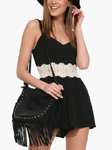 Combinaison pour femme noire dentelle