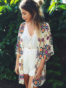 Kimono multicolore impression