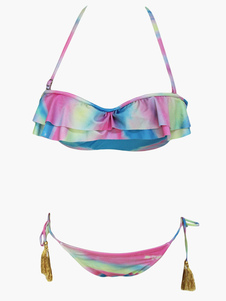 Bikini Maillot de bain sexy multicolore