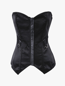 Corset sein couvrant noir boucle dentelle