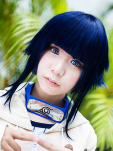 Carnevale Naruto Hyuuga Hinata Halloween Cosplay parrucca 12 ann