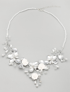 Collier pour mariée rhinestone Taillée Poire