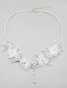 Collier de mariée Cristal rond